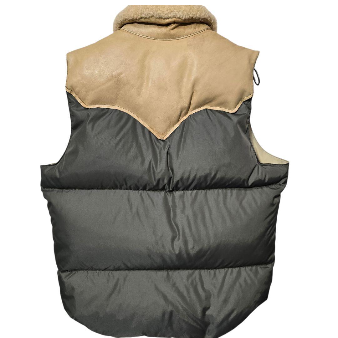 ロッキーマウンテンフェザーベッド ダウンベスト クリスティ オリーブ 38