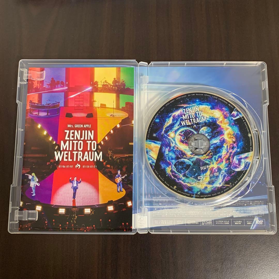 Mrs.GREEN APPLE ゼンジン未到とヴェルトラウム～銘銘編～初回DVD