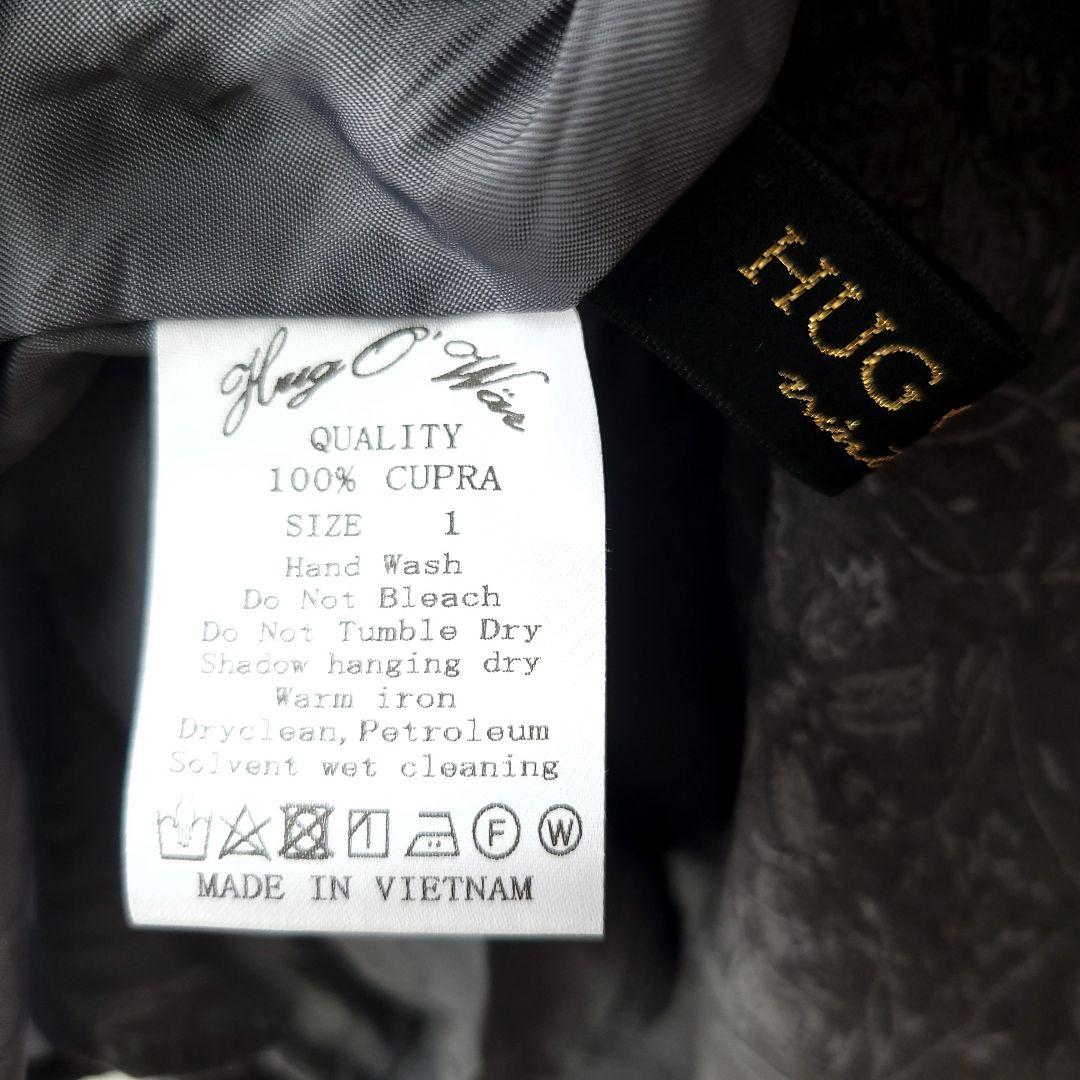 HUG O WaR　ロング丈ギャザーワンピース　サイズ1　キュプラ　花柄