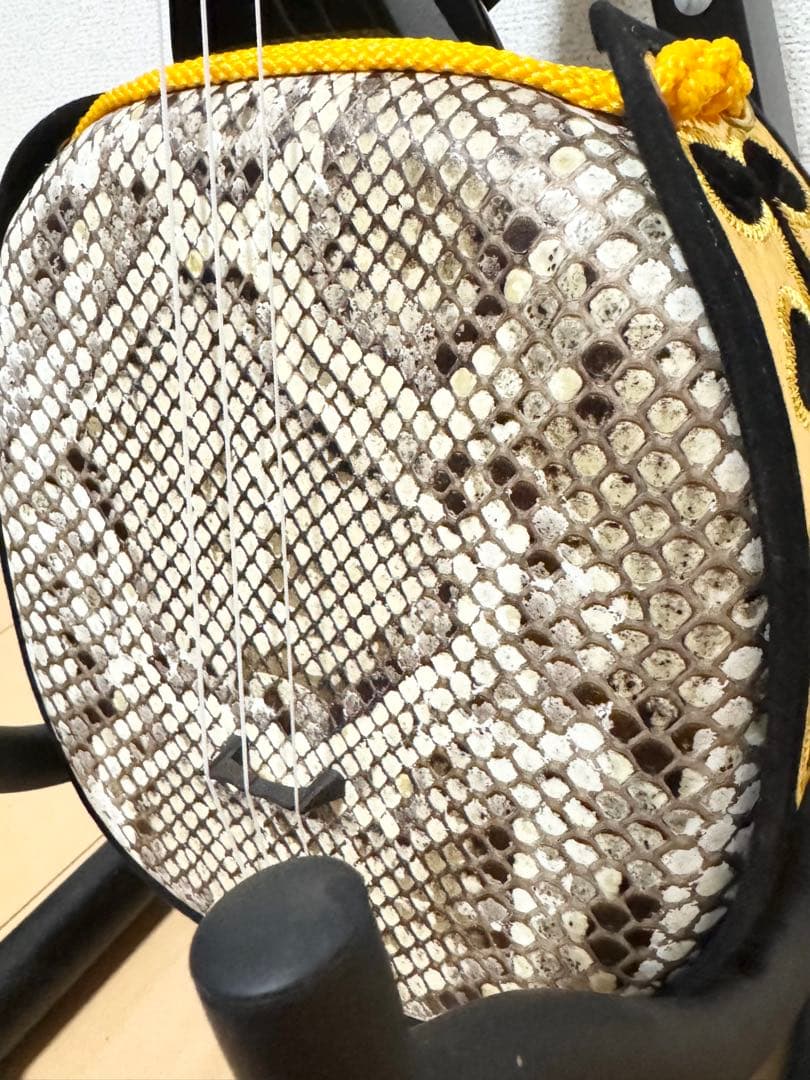 沖縄三線 本皮 蛇革仕様 琉球楽器 弦楽器