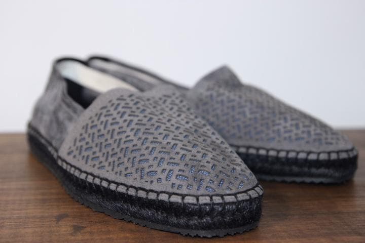 GIORGIO ARMANI エスパドリーユ ヌバックレザー シューズ 革靴