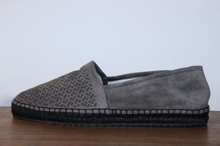 GIORGIO ARMANI エスパドリーユ ヌバックレザー シューズ 革靴