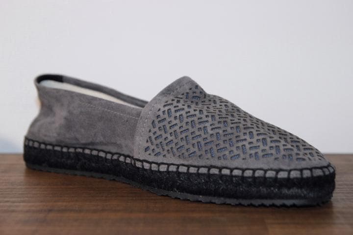 GIORGIO ARMANI エスパドリーユ ヌバックレザー シューズ 革靴