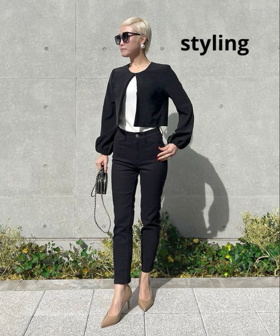 ★M&Y★ ボレロジャケット ブラック Sサイズ 定価12,980円