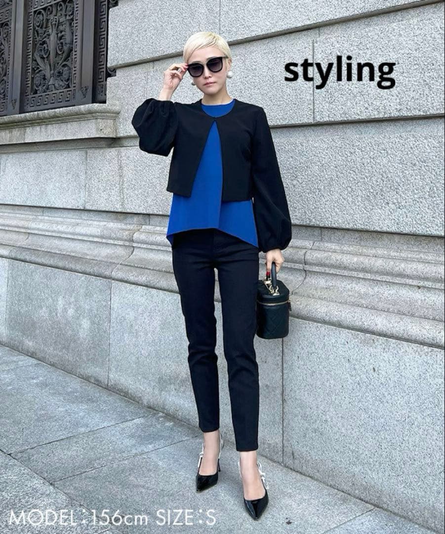 ★M&Y★ ボレロジャケット ブラック Sサイズ 定価12,980円