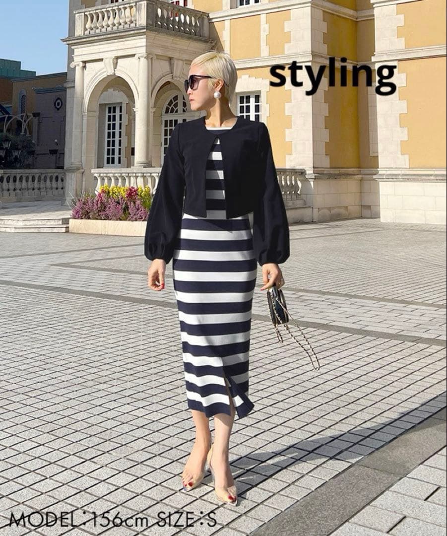 ★M&Y★ ボレロジャケット ブラック Sサイズ 定価12,980円