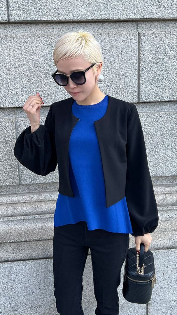 ★M&Y★ ボレロジャケット ブラック Sサイズ 定価12,980円