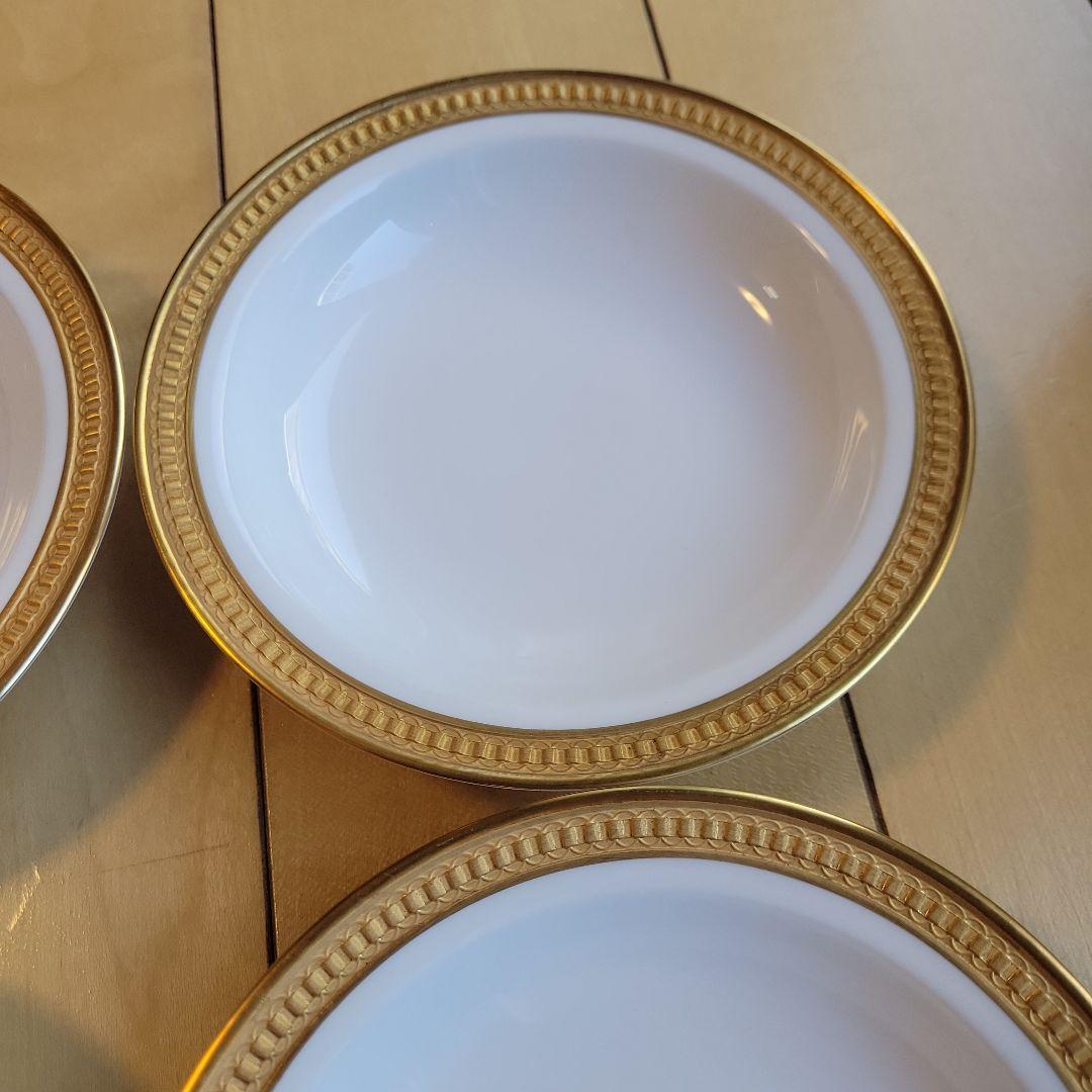 大倉陶園⑦クラウンエンボス　フルーツ皿 ４枚