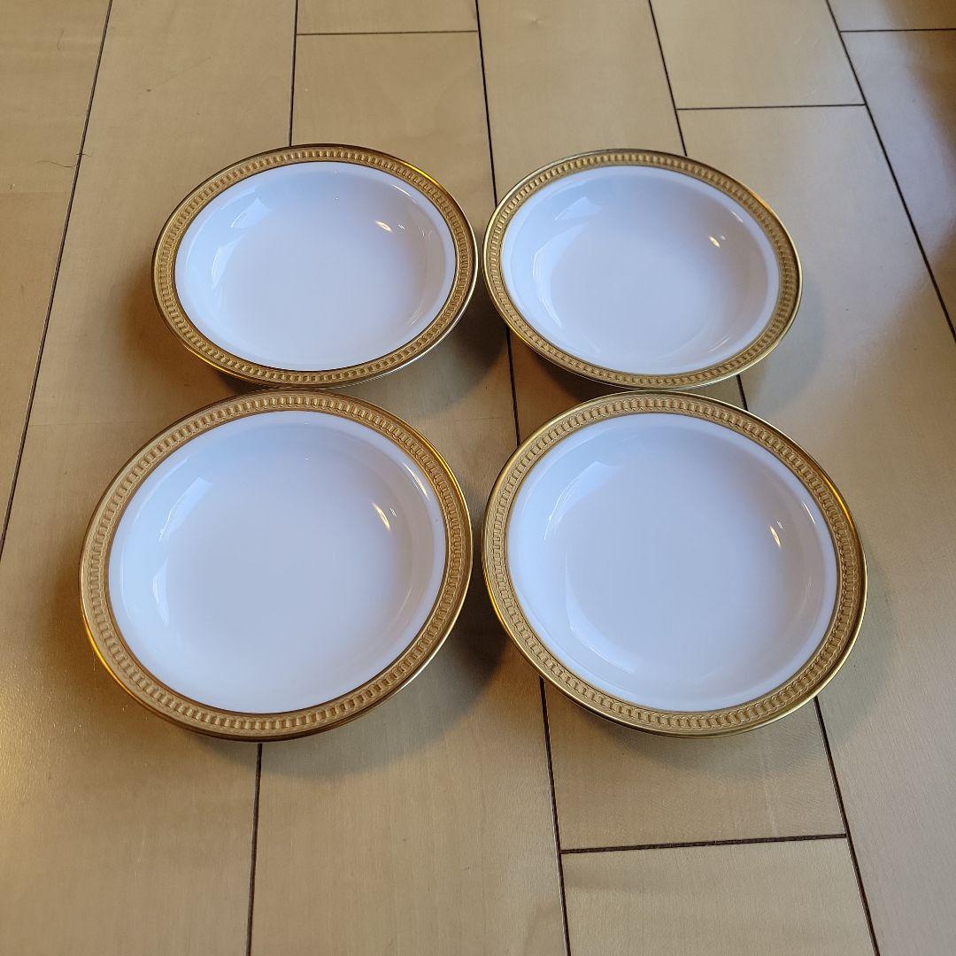 大倉陶園⑦クラウンエンボス　フルーツ皿 ４枚