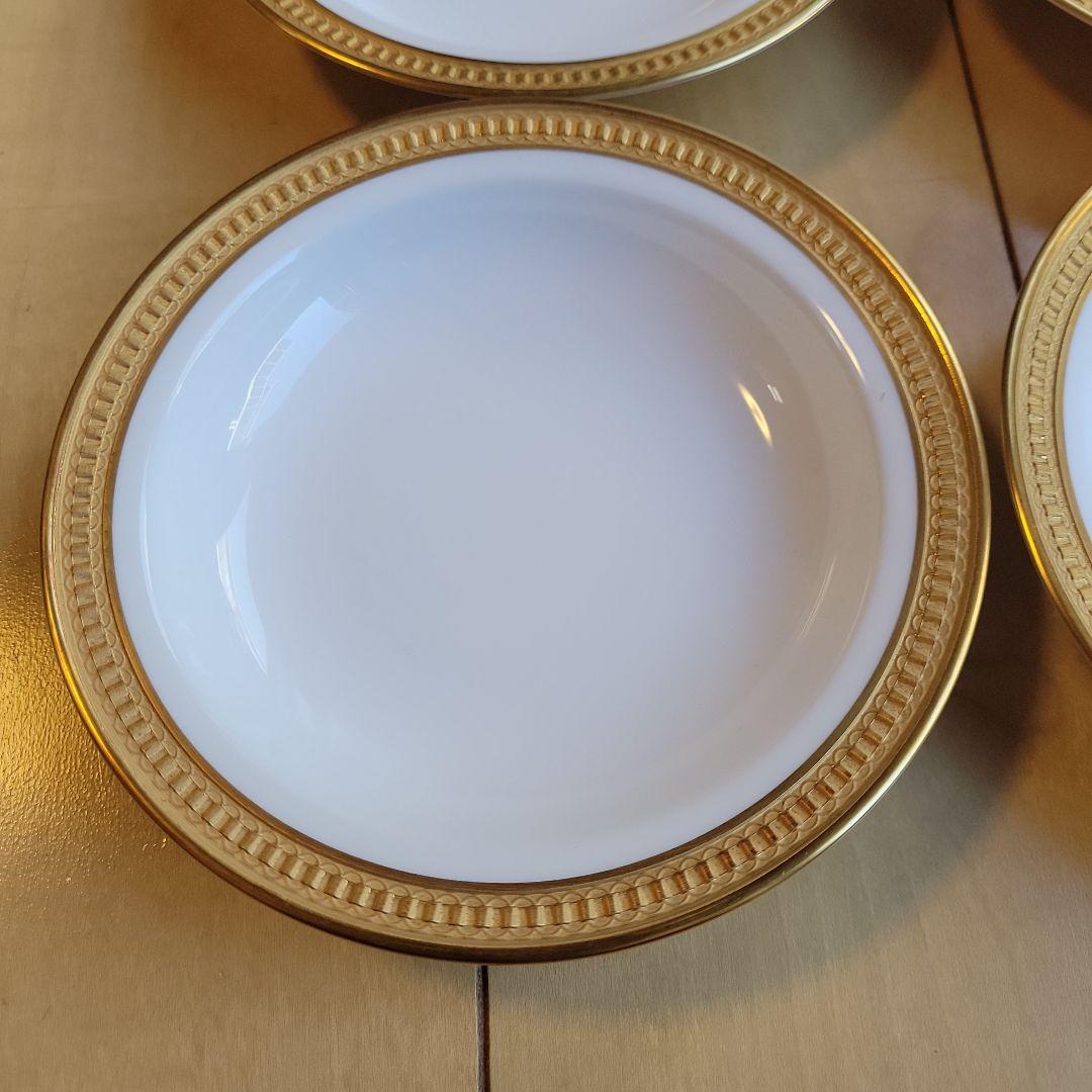 大倉陶園⑦クラウンエンボス　フルーツ皿 ４枚