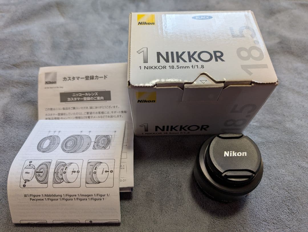Nikon1 NIKKOR 18.5mm f1.8 ブラック