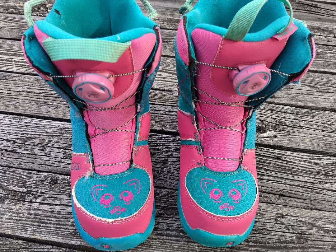 子供用 スノーボード3点セット nature 100 ビン バートンブーツ 21