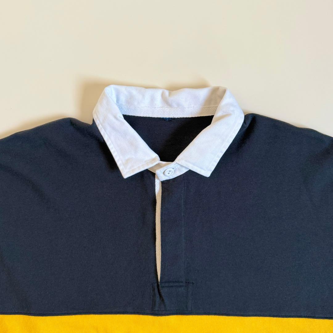 【POLO SPORT】1990s Big Size Rugger Shirt
