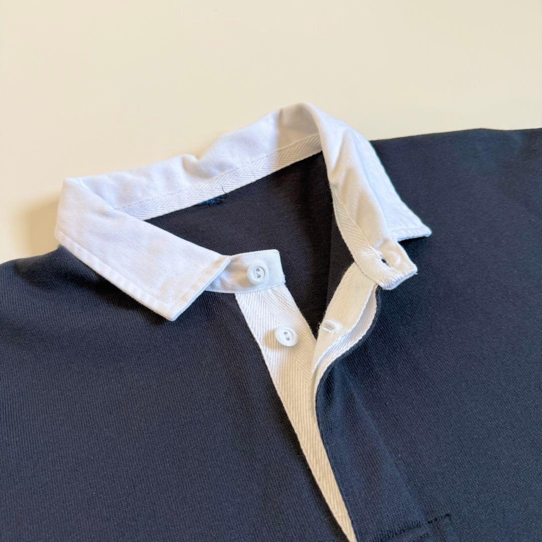 【POLO SPORT】1990s Big Size Rugger Shirt