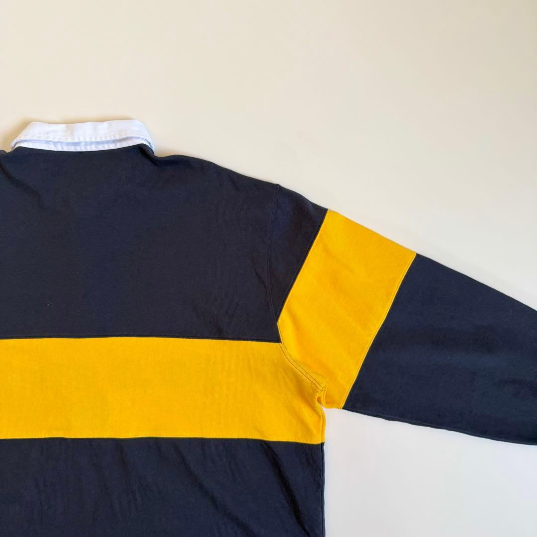 【POLO SPORT】1990s Big Size Rugger Shirt