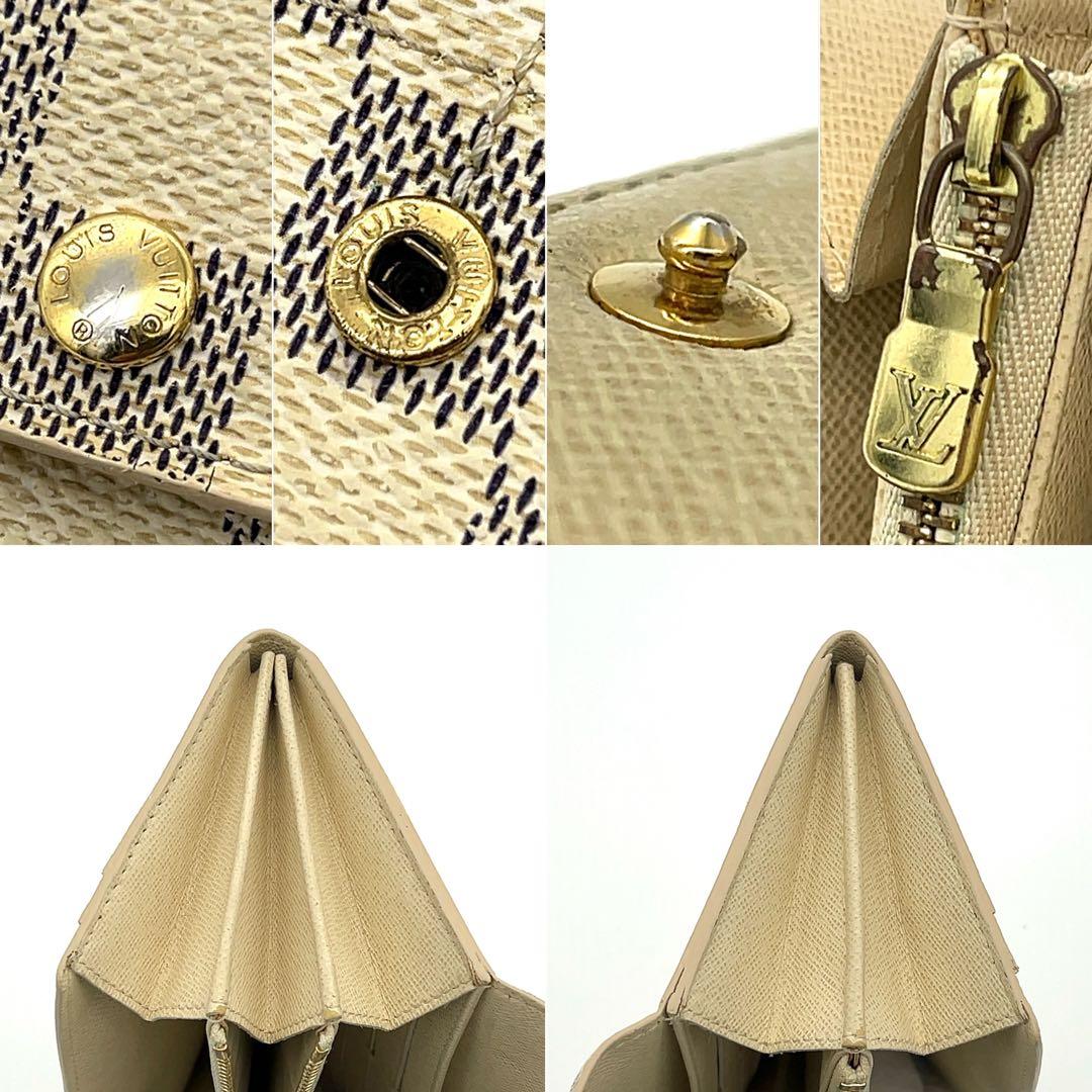 ルイヴィトン 長財布 アズール ポルトフォイユサラ 男女兼用