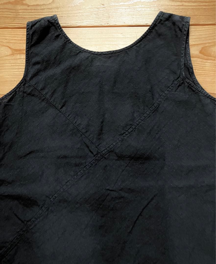 えみおわす　麻ノースリーブシャツ　arts&science