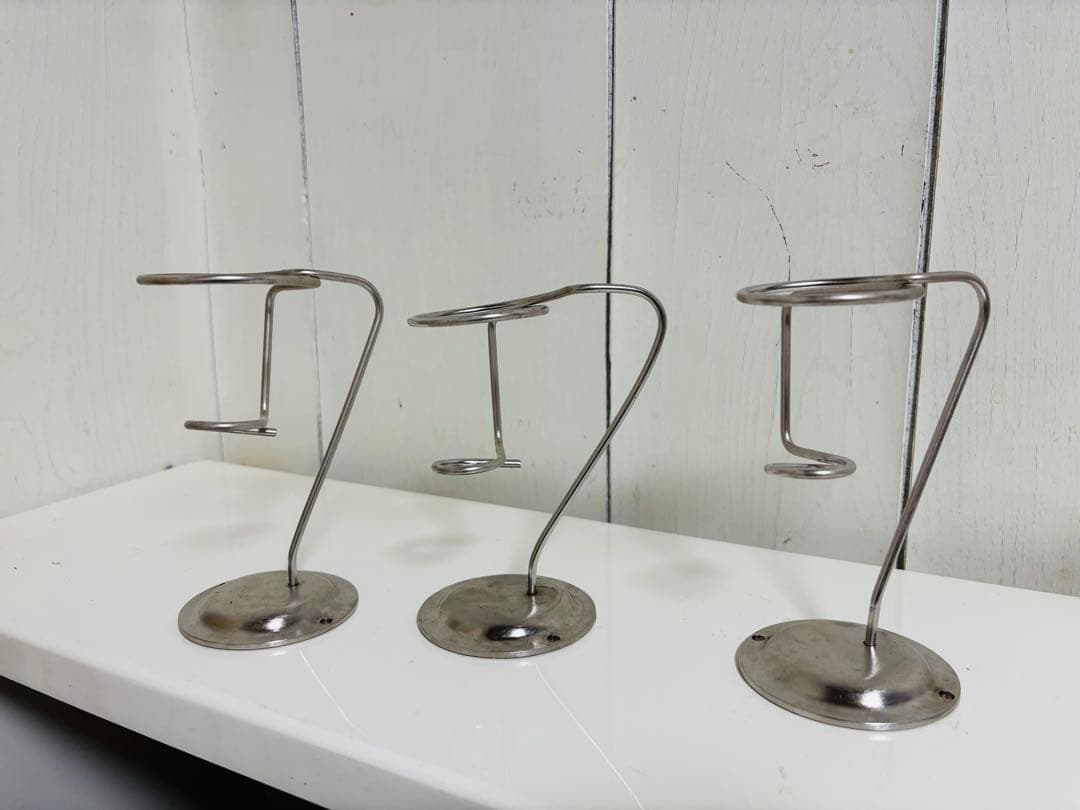 ソフトクリーム食品サンプル　バニラ、チョコレート、ミックス　スタンド付き