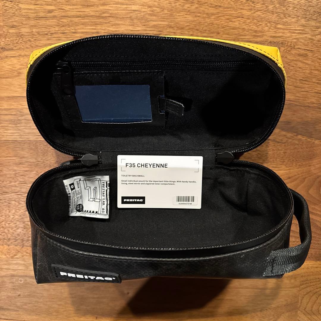 FREITAG イエロー ブラック ポーチ　F35 CHEYENNE