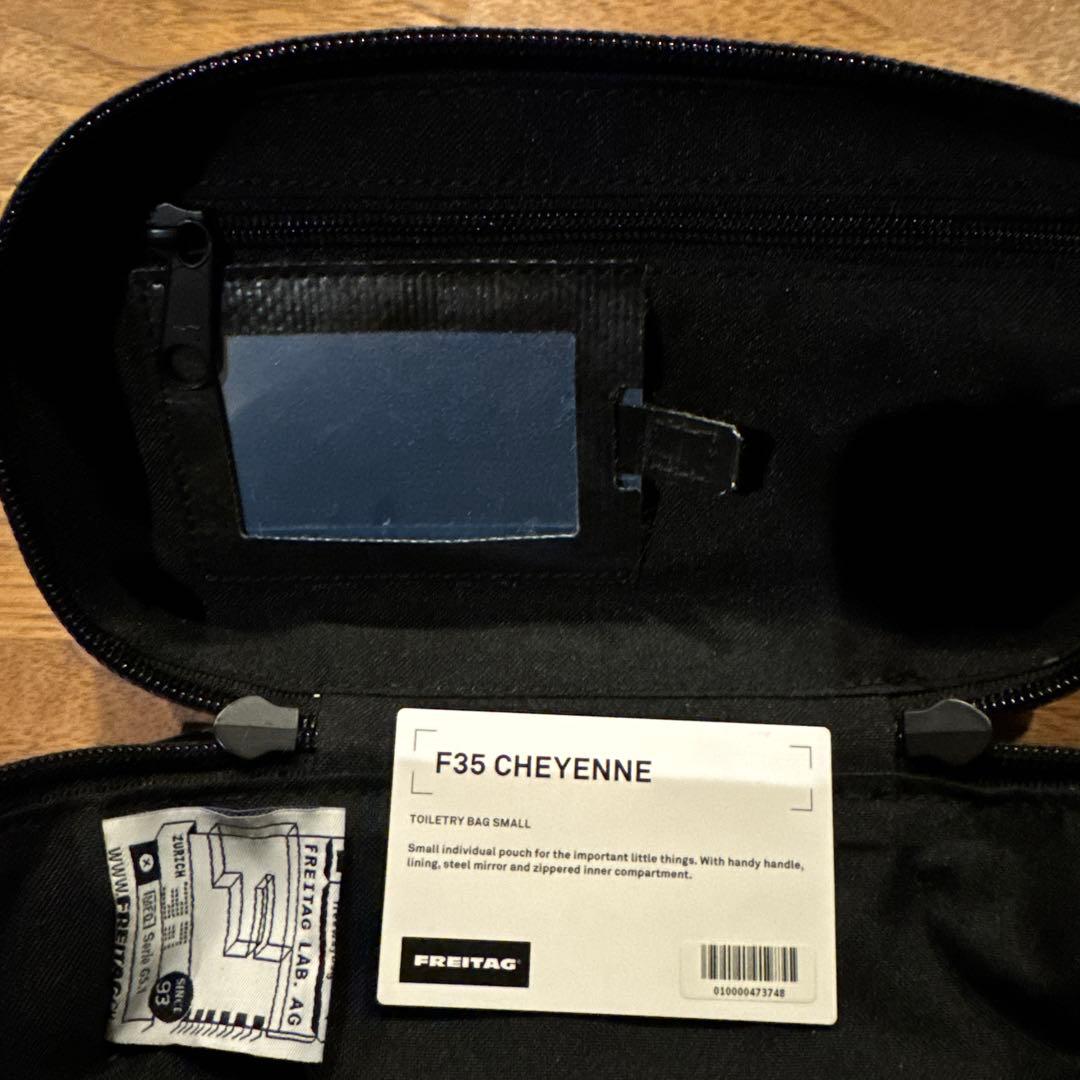 FREITAG イエロー ブラック ポーチ　F35 CHEYENNE