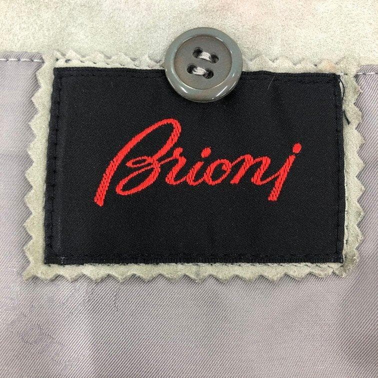 お買い得 高級感溢れる Brioni ブリオーニ スエードジャケット メンズ