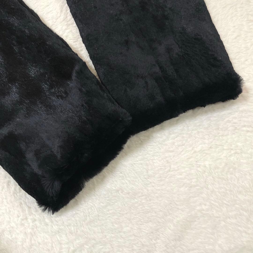 【美品】エンバ シェアードミンク ロング コート サイズL相当