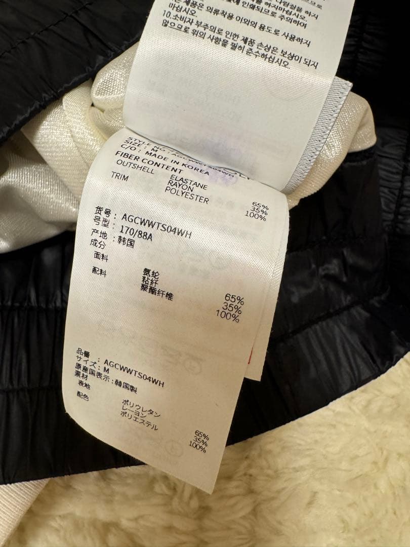 本物⭐︎アニューゴルフ⭐︎フリースフード付きボアレディースオフホワイト