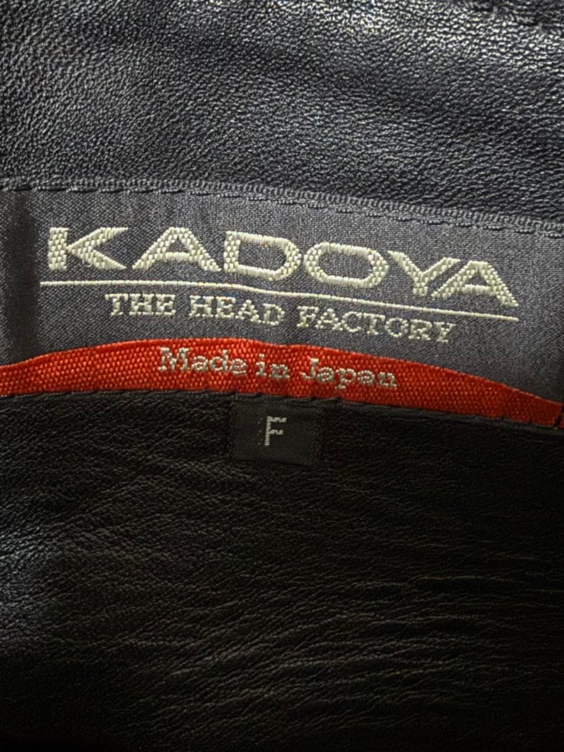 KADOYA カドヤヘッドファクトリー レザーチャップス パンツ