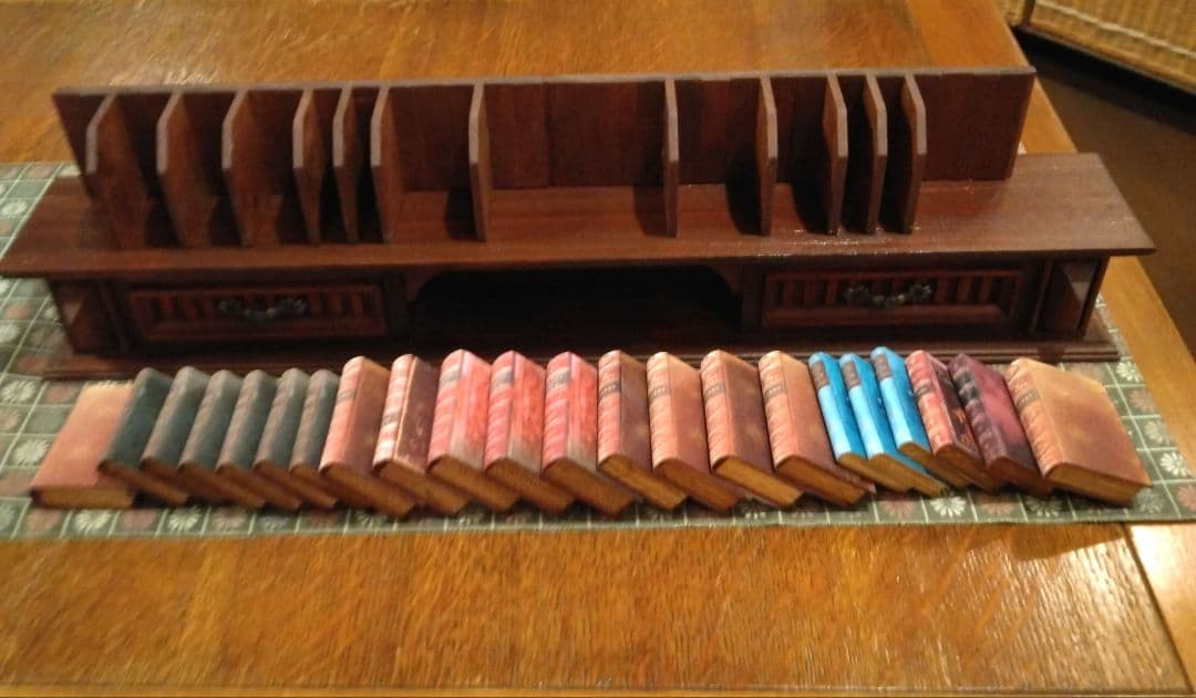 【一点もの】 高級 木製 西洋アンティーク ミニデスク　 引き出し付