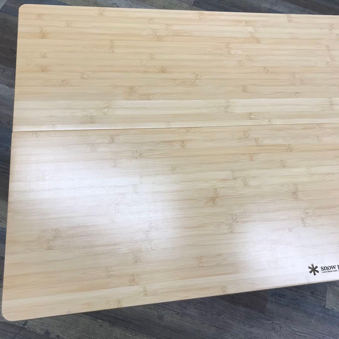 スノーピーク　ワンアクションテーブルロング　竹　 peak