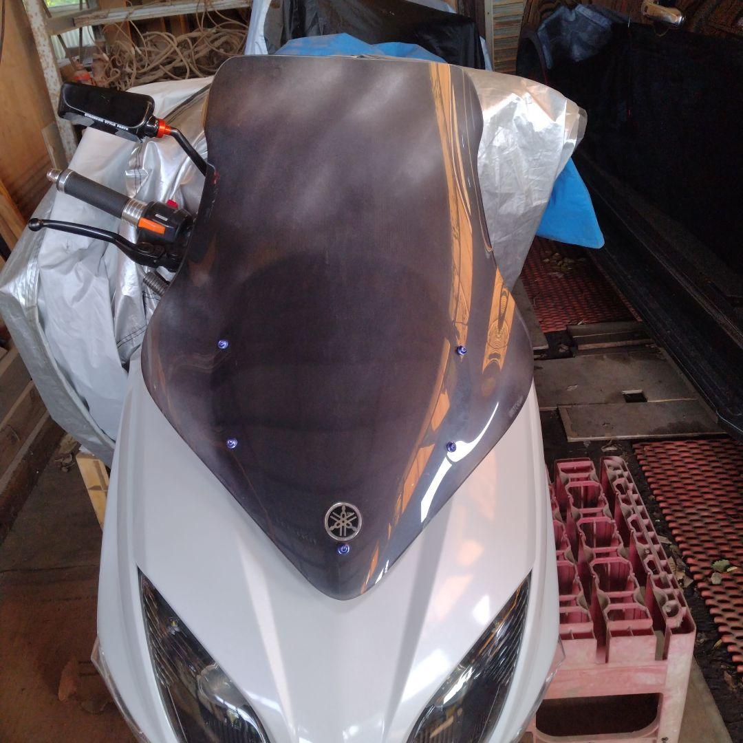 ヤマハ　マジェスティ　スモークロングスクリーン