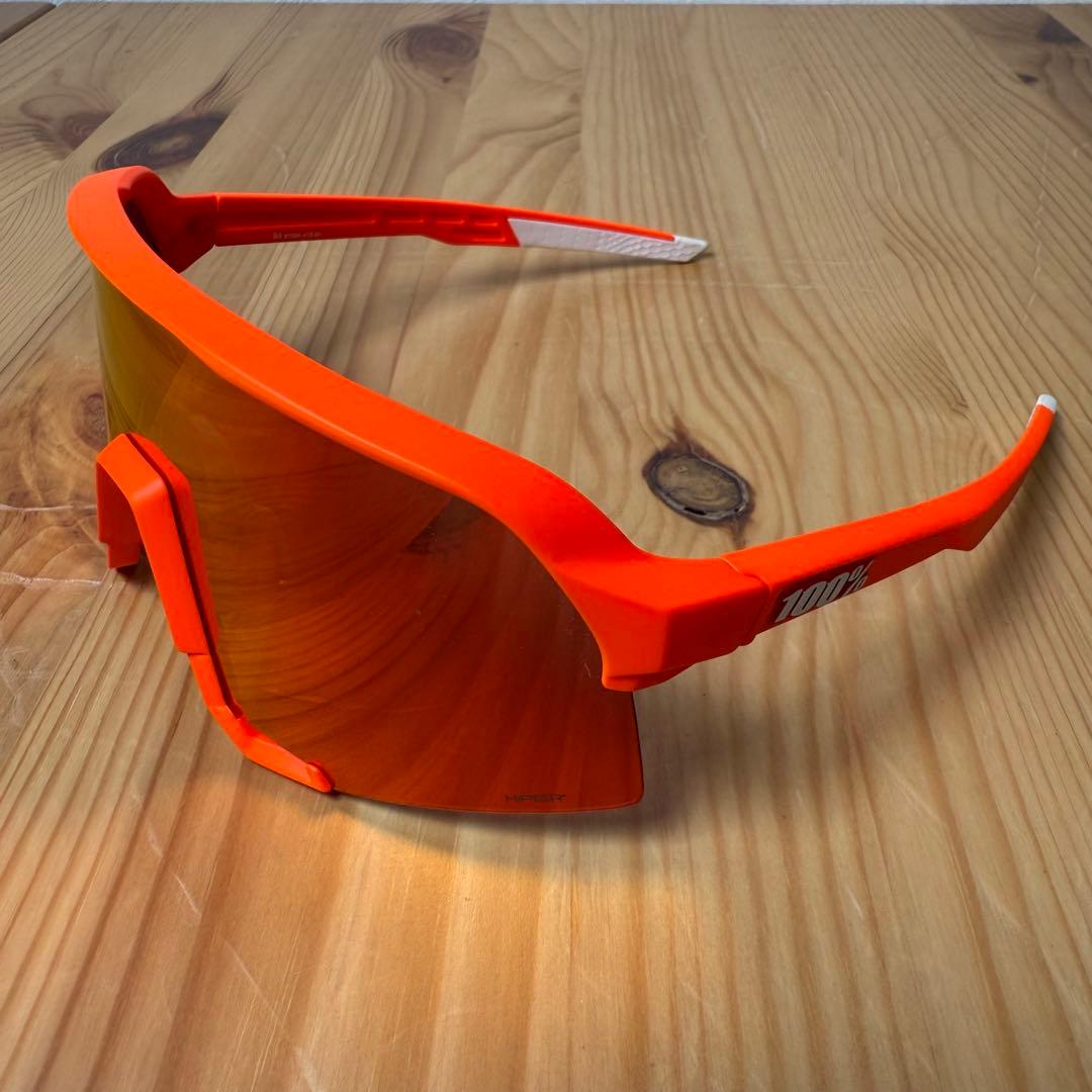 新品100% S3スポーツサングラス オレンジ