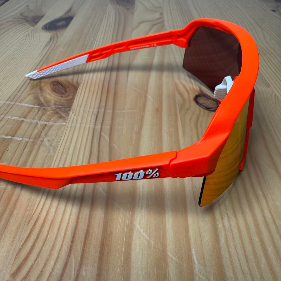新品100% S3スポーツサングラス オレンジ