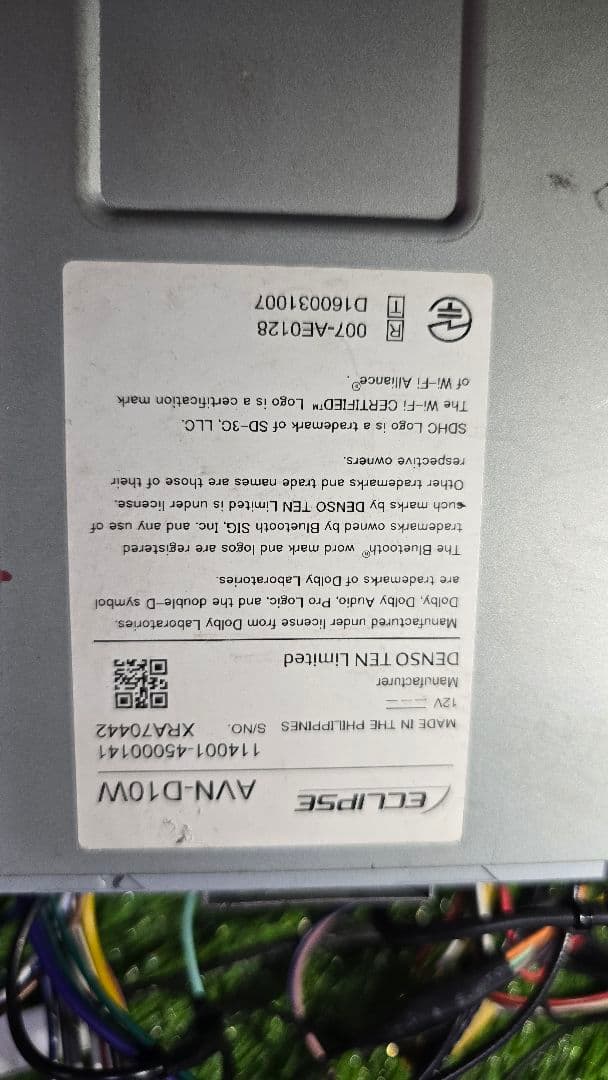 ECLIPSE AVN-D10W. カーナビ