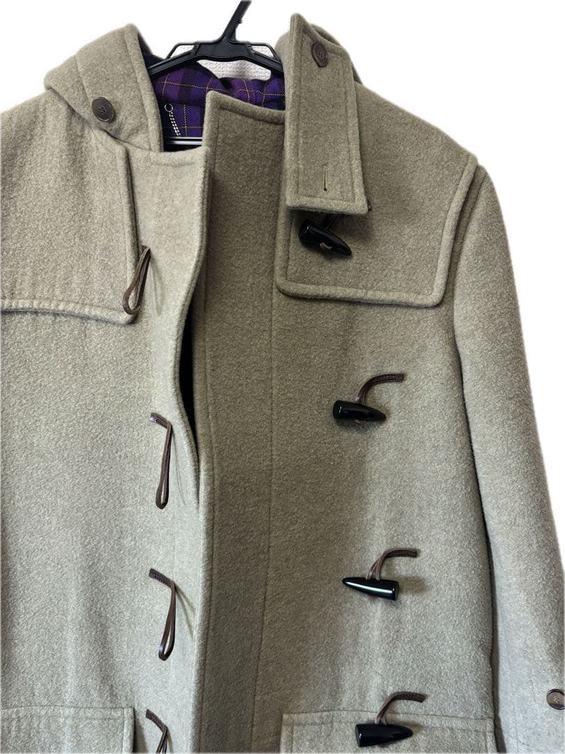 イタリア製 BALENCIAGA ダッフルコート カシミヤ85%シルク14%