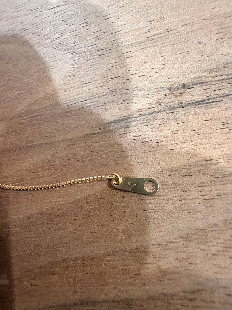 K18 ストーン付きネックレス 3.5g