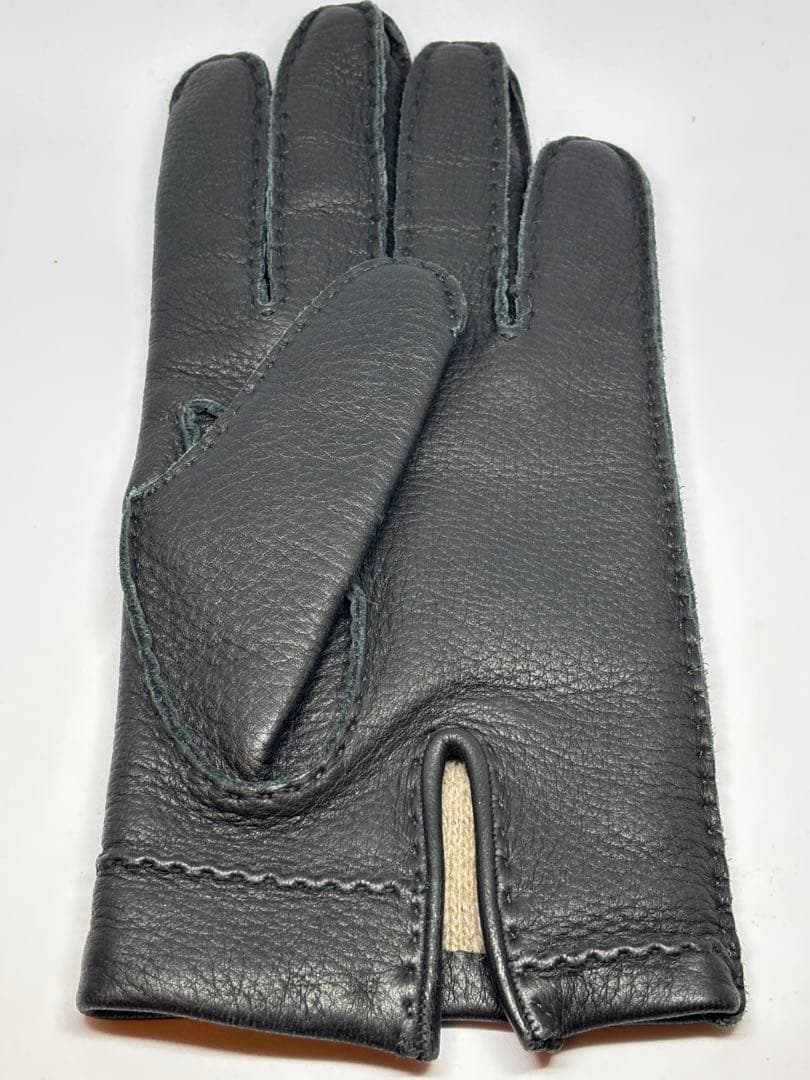 HERMES エルメス グローブディアスキン カシミヤ 革手袋