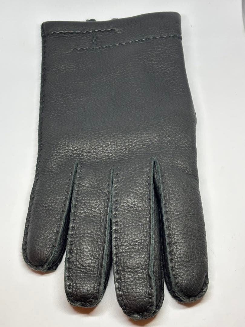HERMES エルメス グローブディアスキン カシミヤ 革手袋