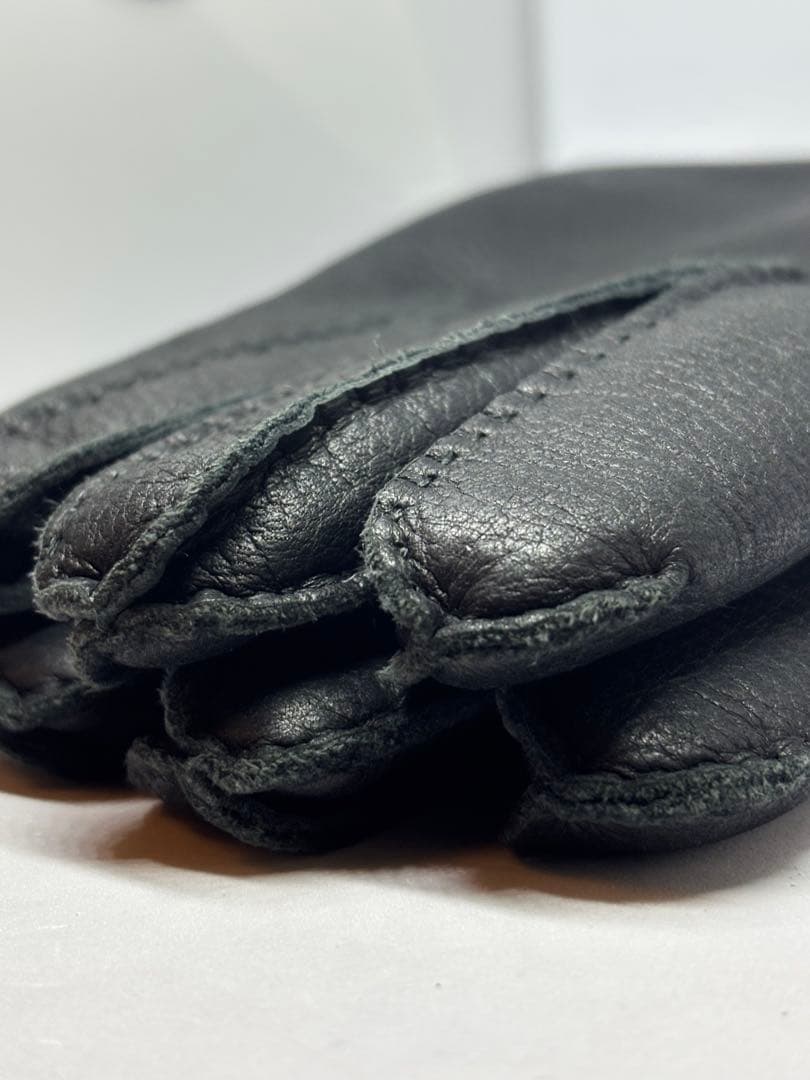 HERMES エルメス グローブディアスキン カシミヤ 革手袋