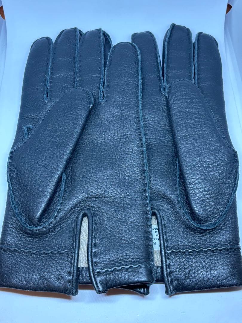 HERMES エルメス グローブディアスキン カシミヤ 革手袋