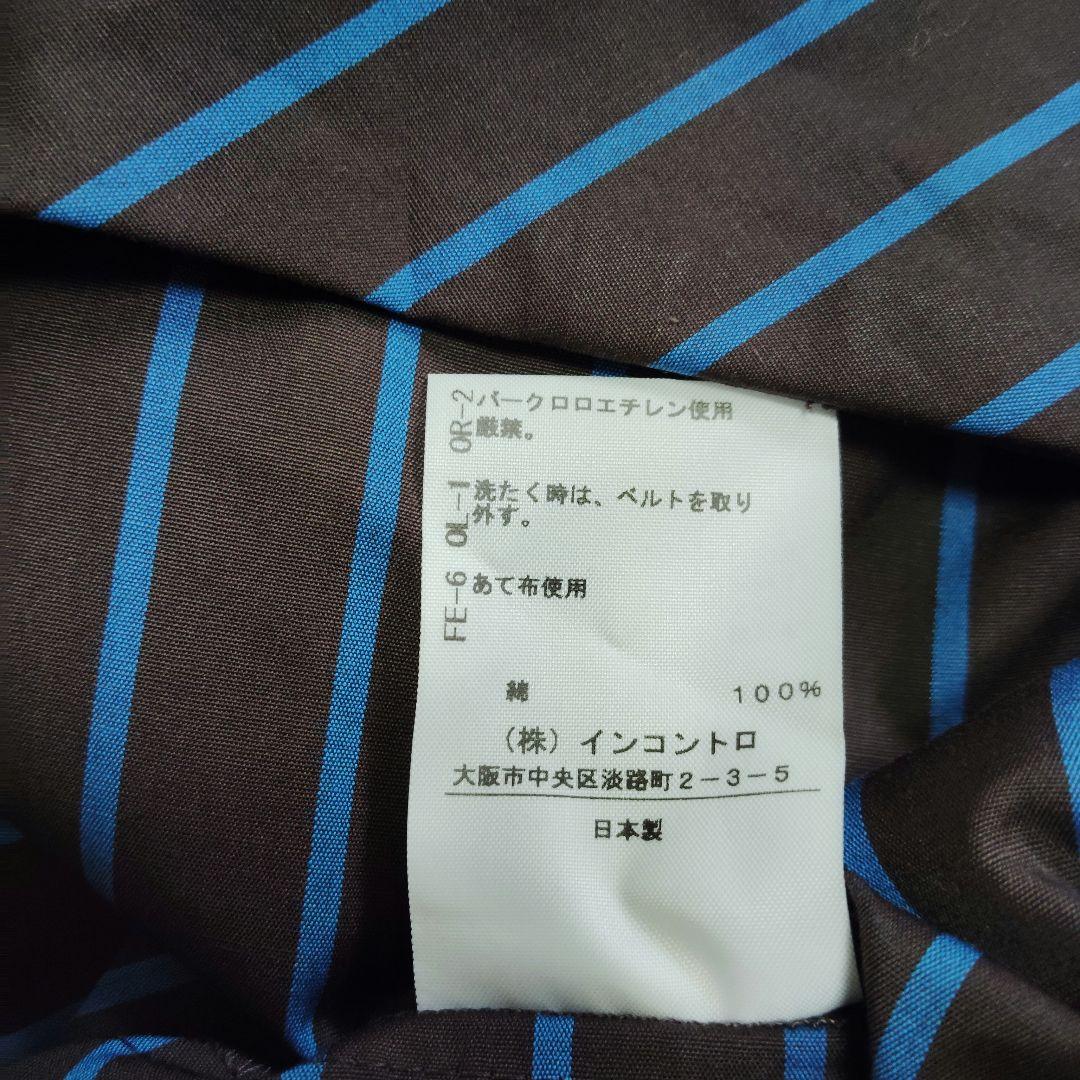 ヴィヴィアン　変形ワンピース　ストライプ　アシンメトリー　リボン　タグ付新品　M