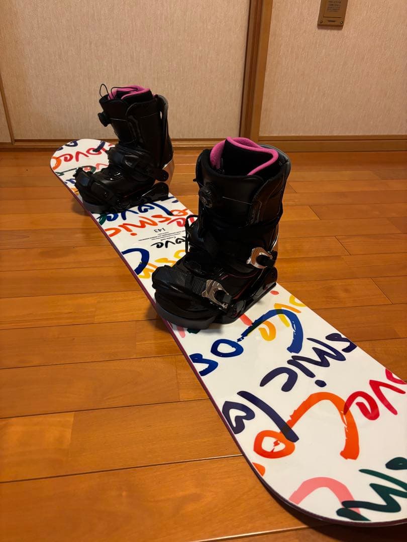 スノーボード3点セットレディース　143cm 初心者