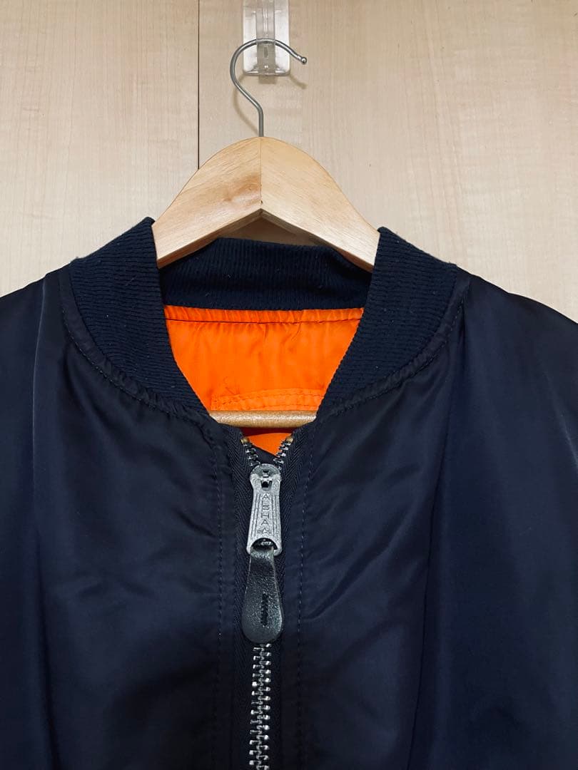 【値下】 ALPHA アルファ MA-1 フライトジャケット アメリカ製