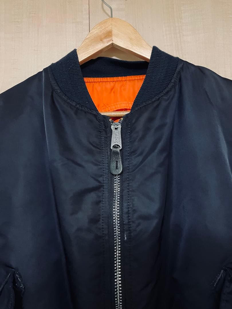 【値下】 ALPHA アルファ MA-1 フライトジャケット アメリカ製