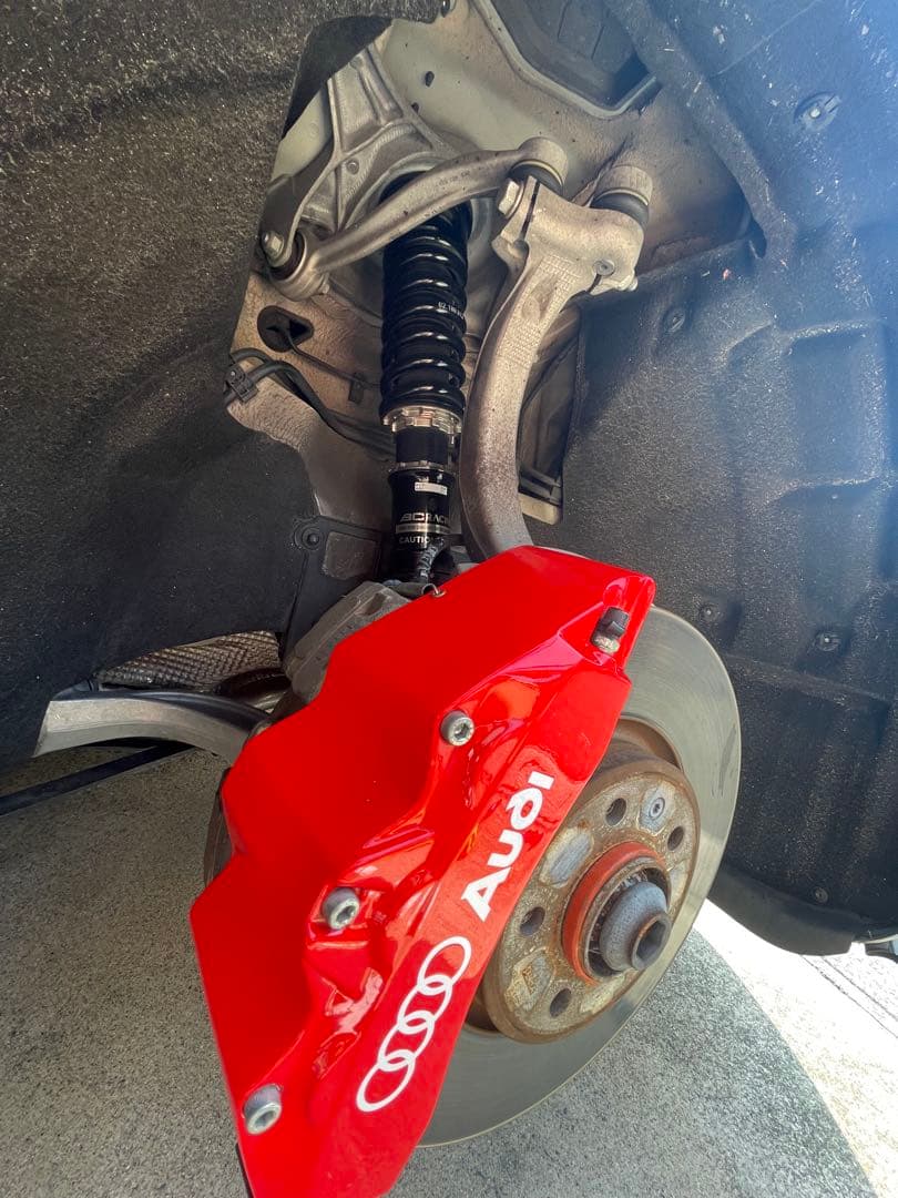 Audi A5.A6用　レッド ブレーキキャリパー 4個セット