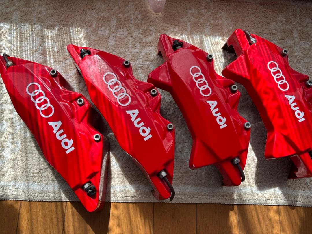 Audi A5.A6用　レッド ブレーキキャリパー 4個セット