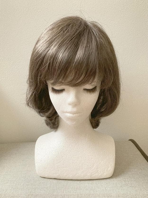 シャポード　ハーフハンドメイド　ソフトカールウェーブショート　アッシュブラウン
