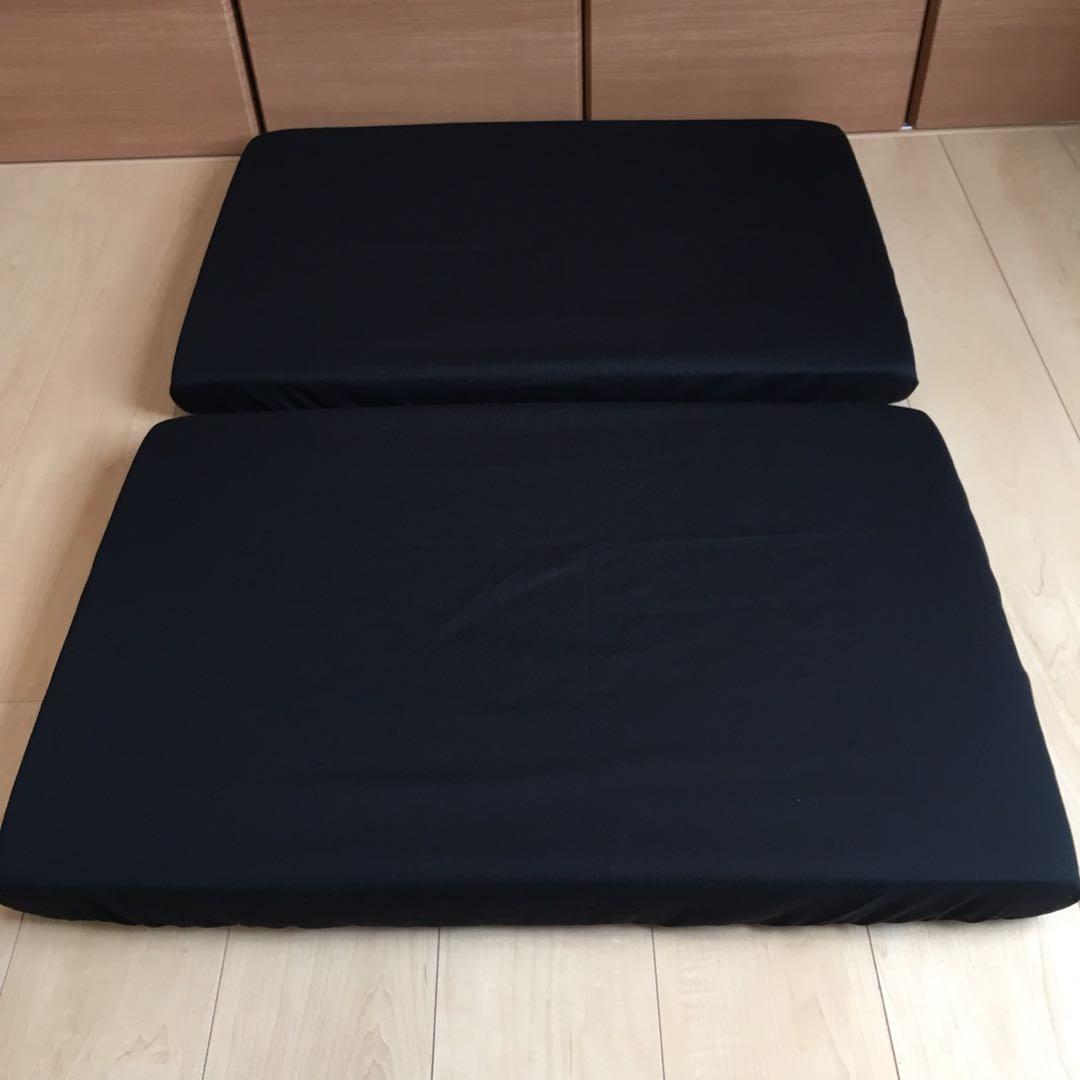 abcさま専用 ブラック ラックソット用 シートカバー スノーピーク 穴あき防止