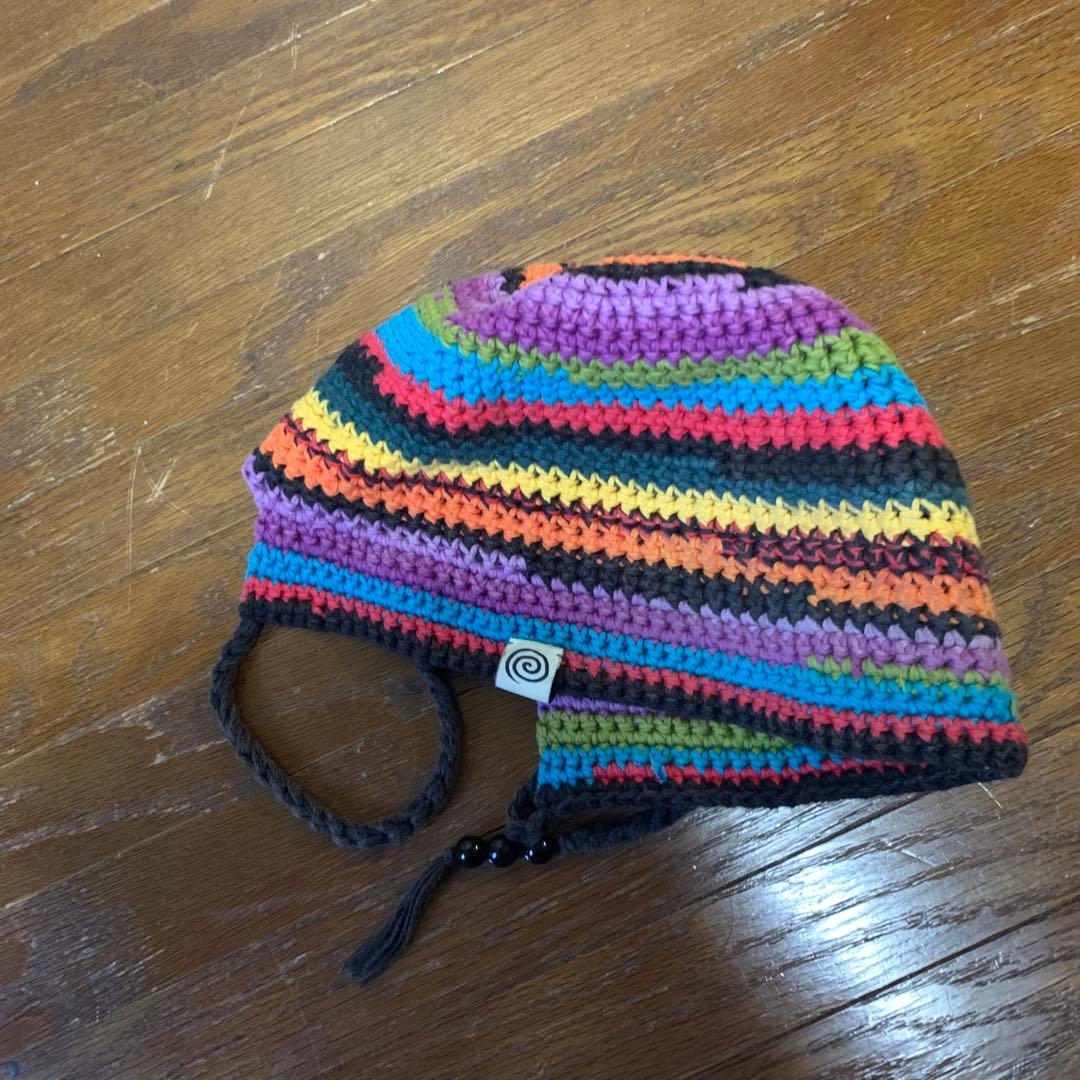 帽子 sooner or later sol Hand-knitted Border