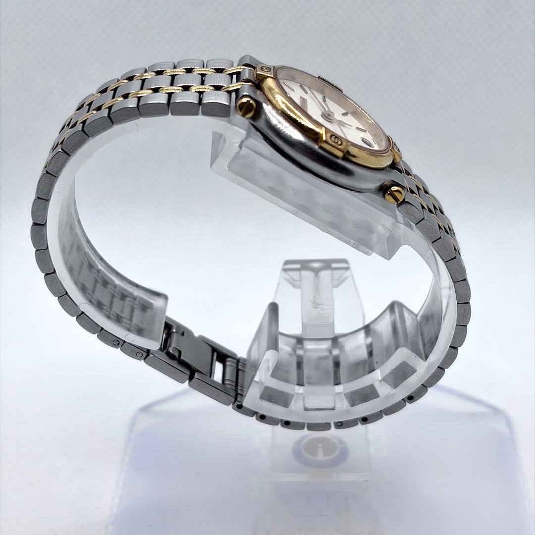 GUCCI グッチ 9000L デイト ゴールド シルバー レディース ジャンク